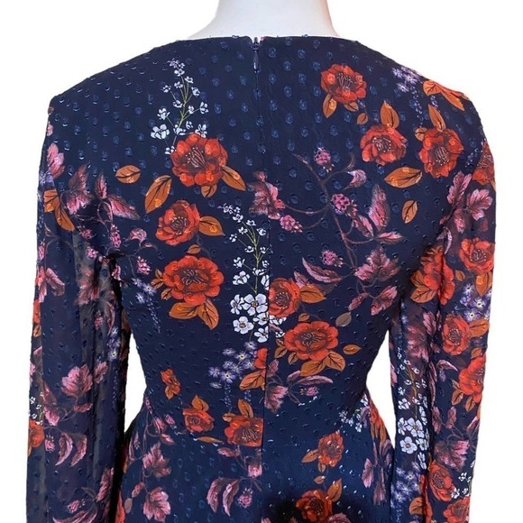 Keepsake The Label Need You Now Playsuit Navy Floral Size S Fits like XS - Picture 8 of 12